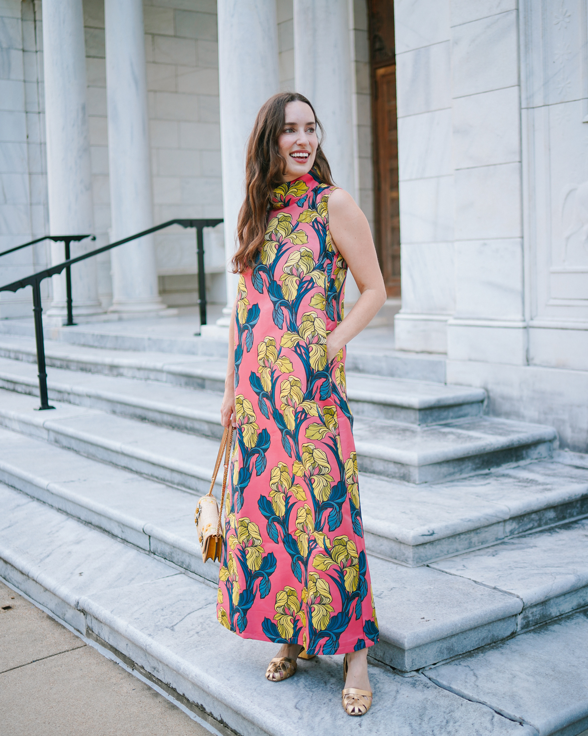 BURU Jacquard Maxi Dress